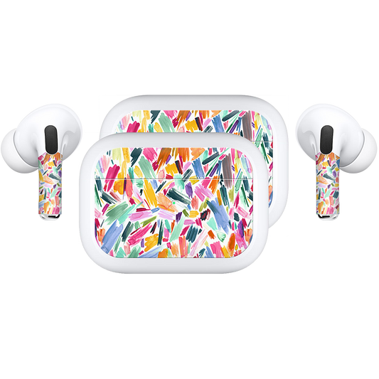 Colorful Abstract Strokes AirPods