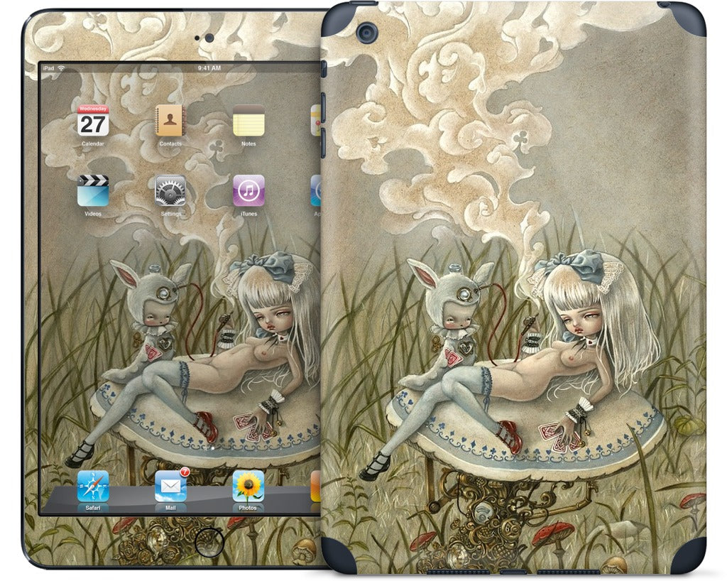 Alice and the Caterpillar iPad Skin