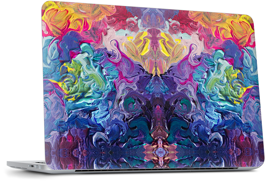 Rainbow Flow Abstract MacBook Skin