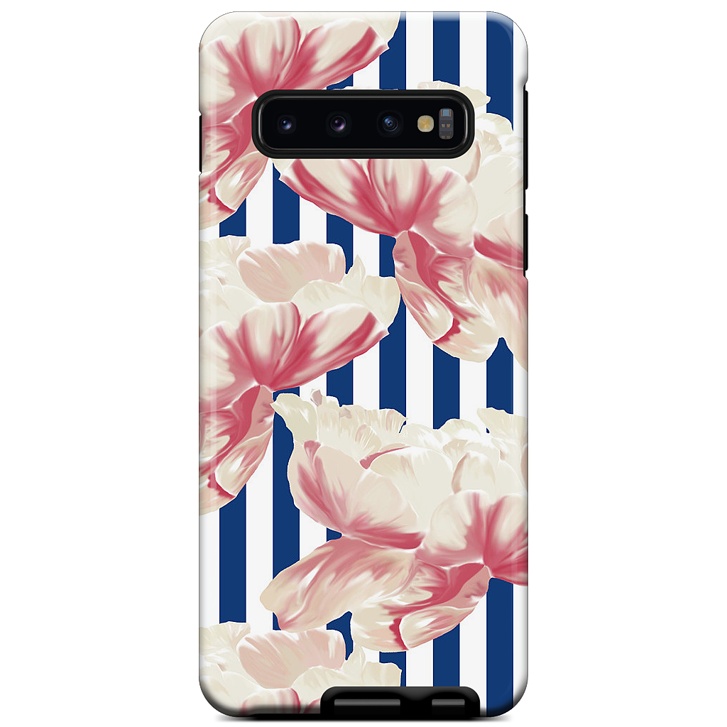 Stripe Floral Samsung Case