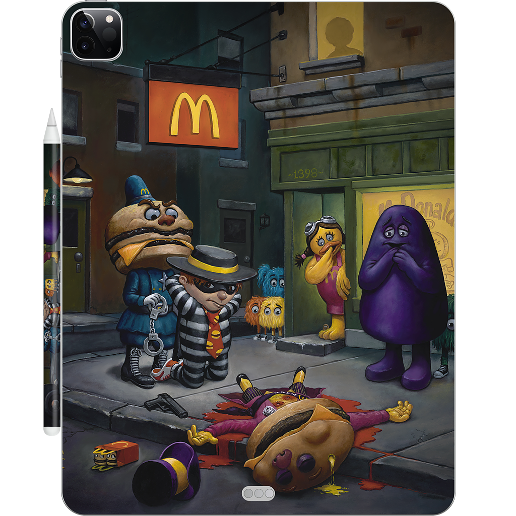 McCheese Gets Greased iPad Skin