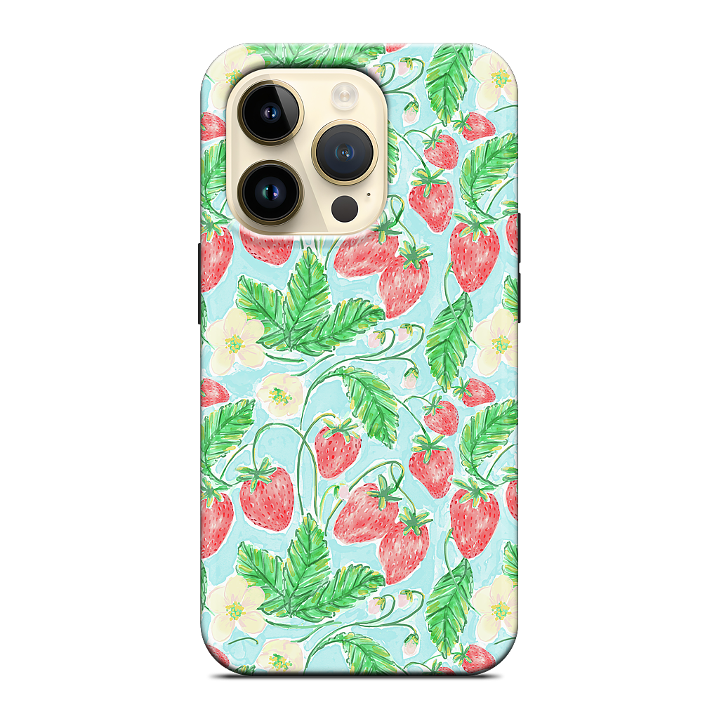 Wild Strawberries iPhone Case