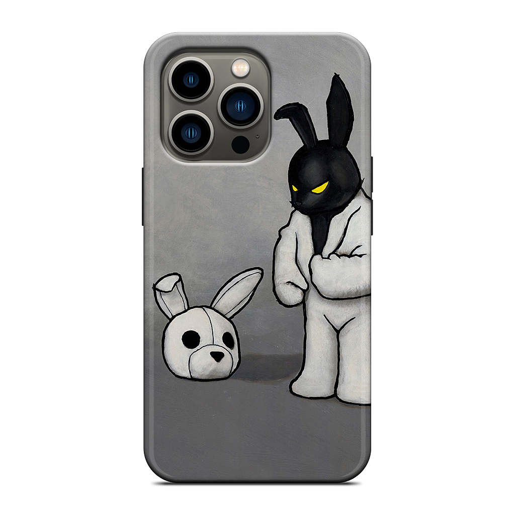 Black In White iPhone Case