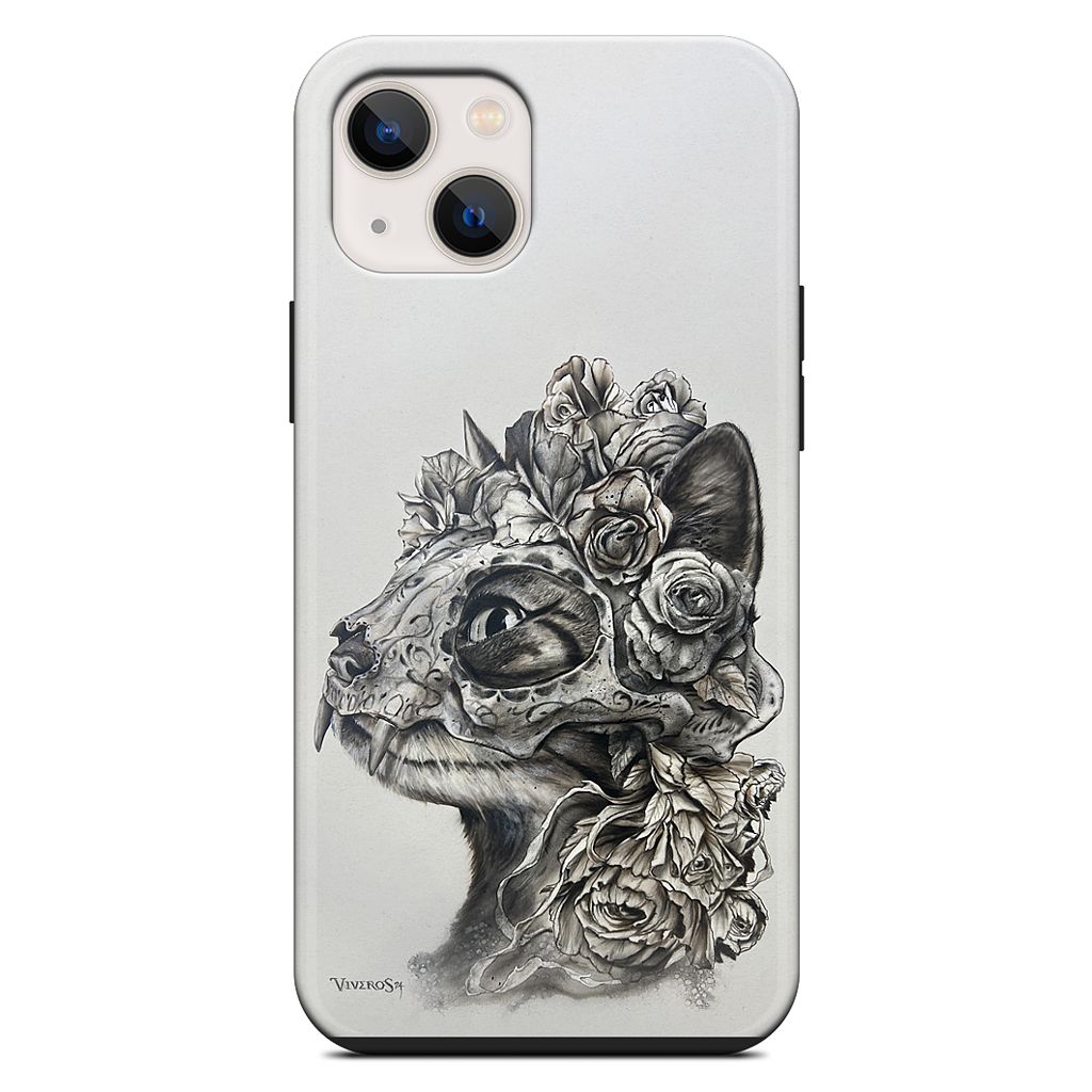 Muerte Cat iPhone Case