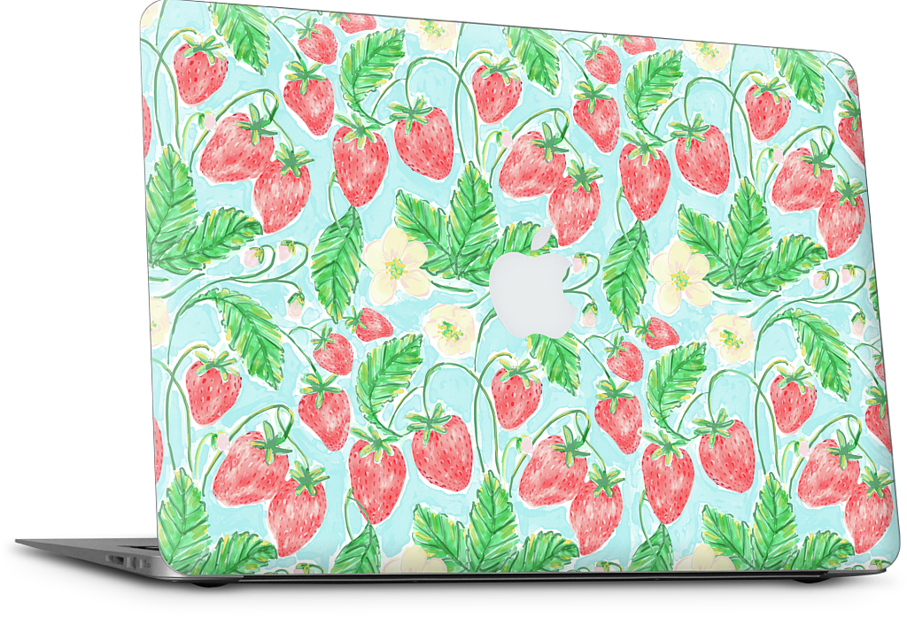 Wild Strawberries MacBook Skin