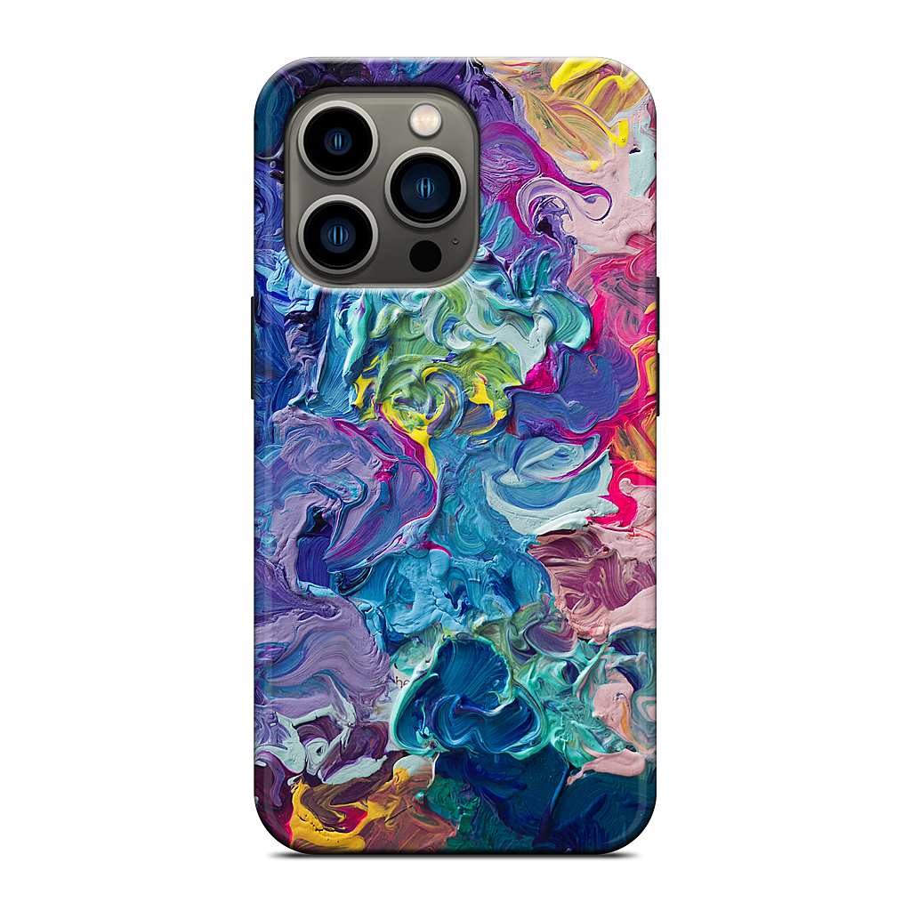 Rainbow Flow Abstract iPhone Case