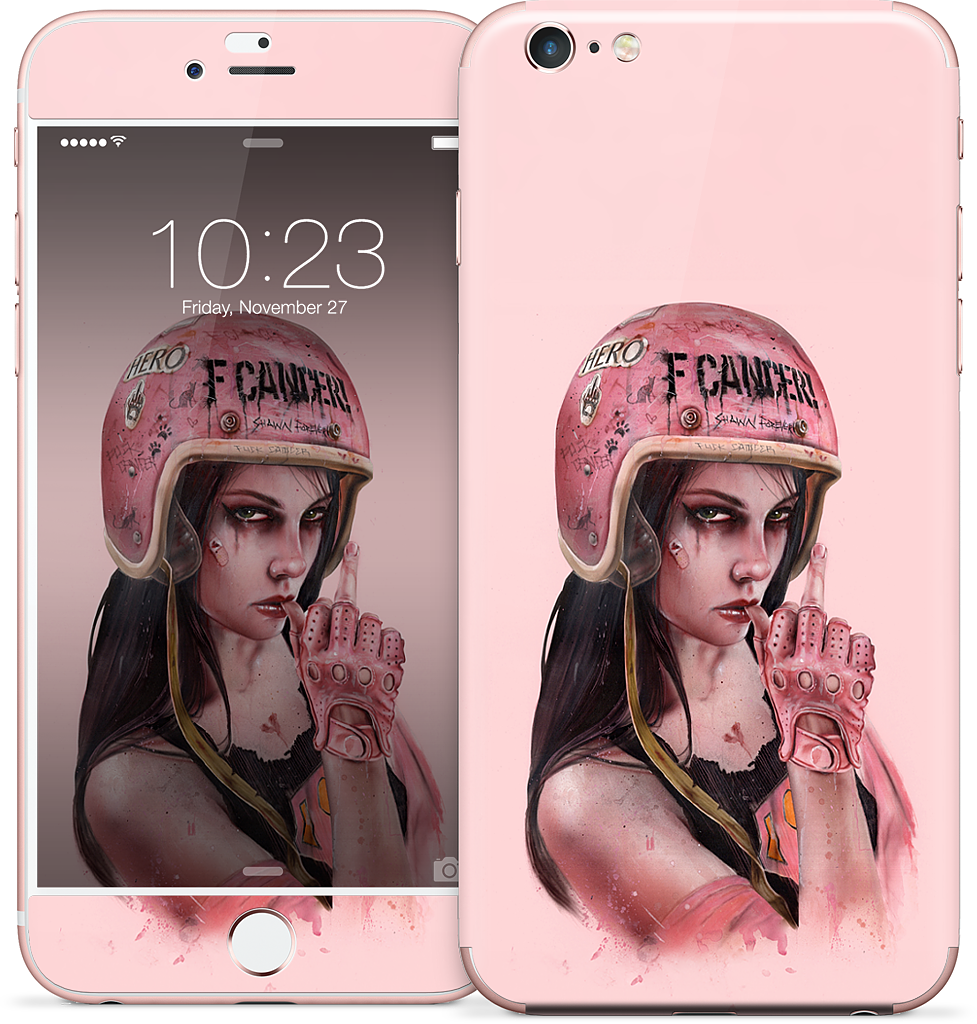 F Cancer iPhone Skin