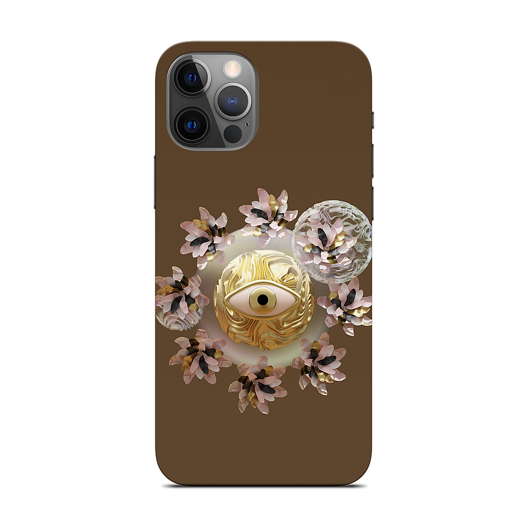 Golden Flowers iPhone Skin