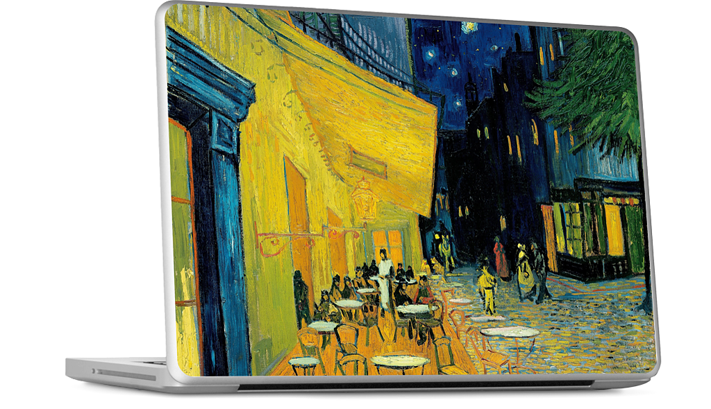 Cafe at Night MacBook Skin