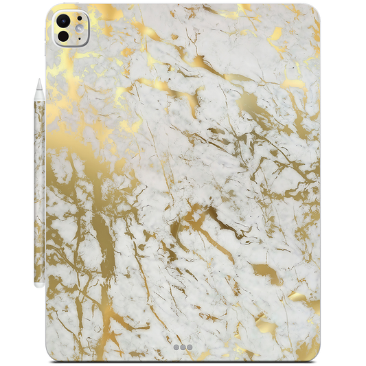 Gold Marble iPad Skin