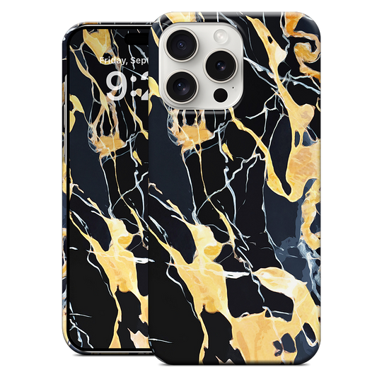 Black Marble iPhone Case