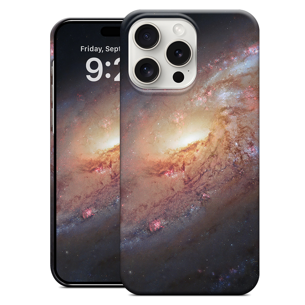 M106 Spiral Galaxy iPhone Case