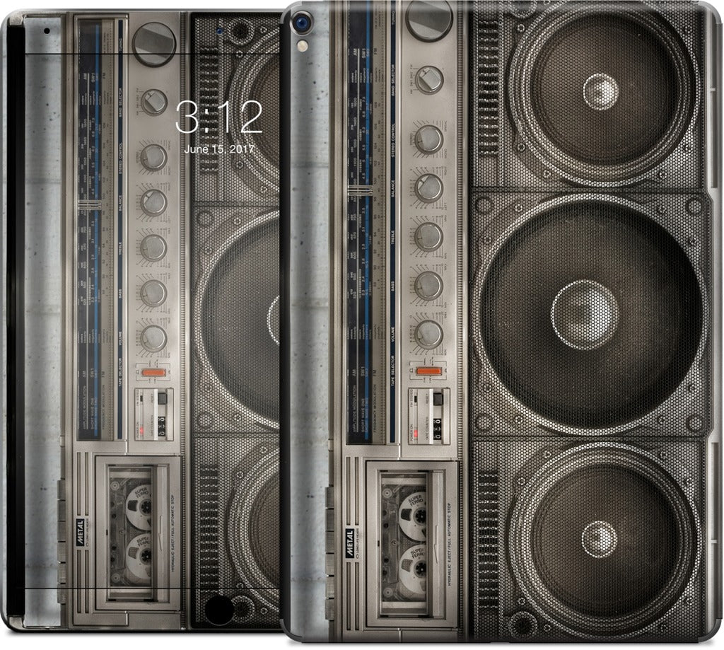 Boombox iPad Skin