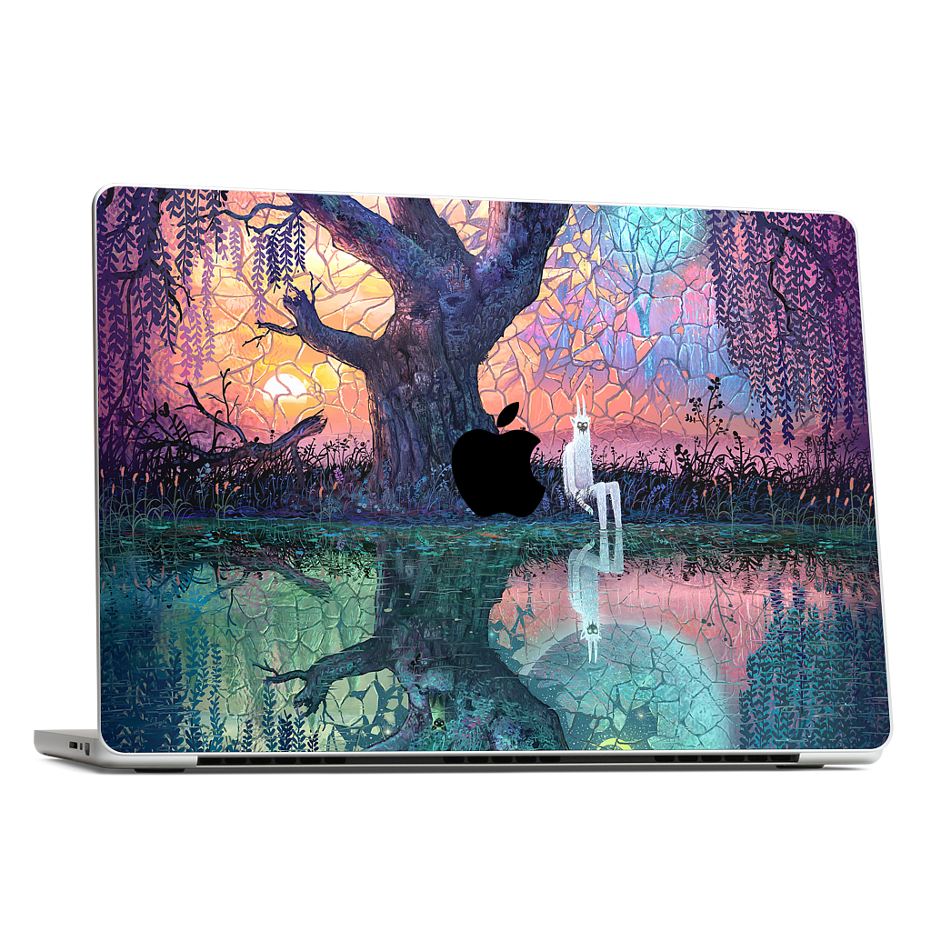 On the Banks of Broken Worlds MacBook Skin