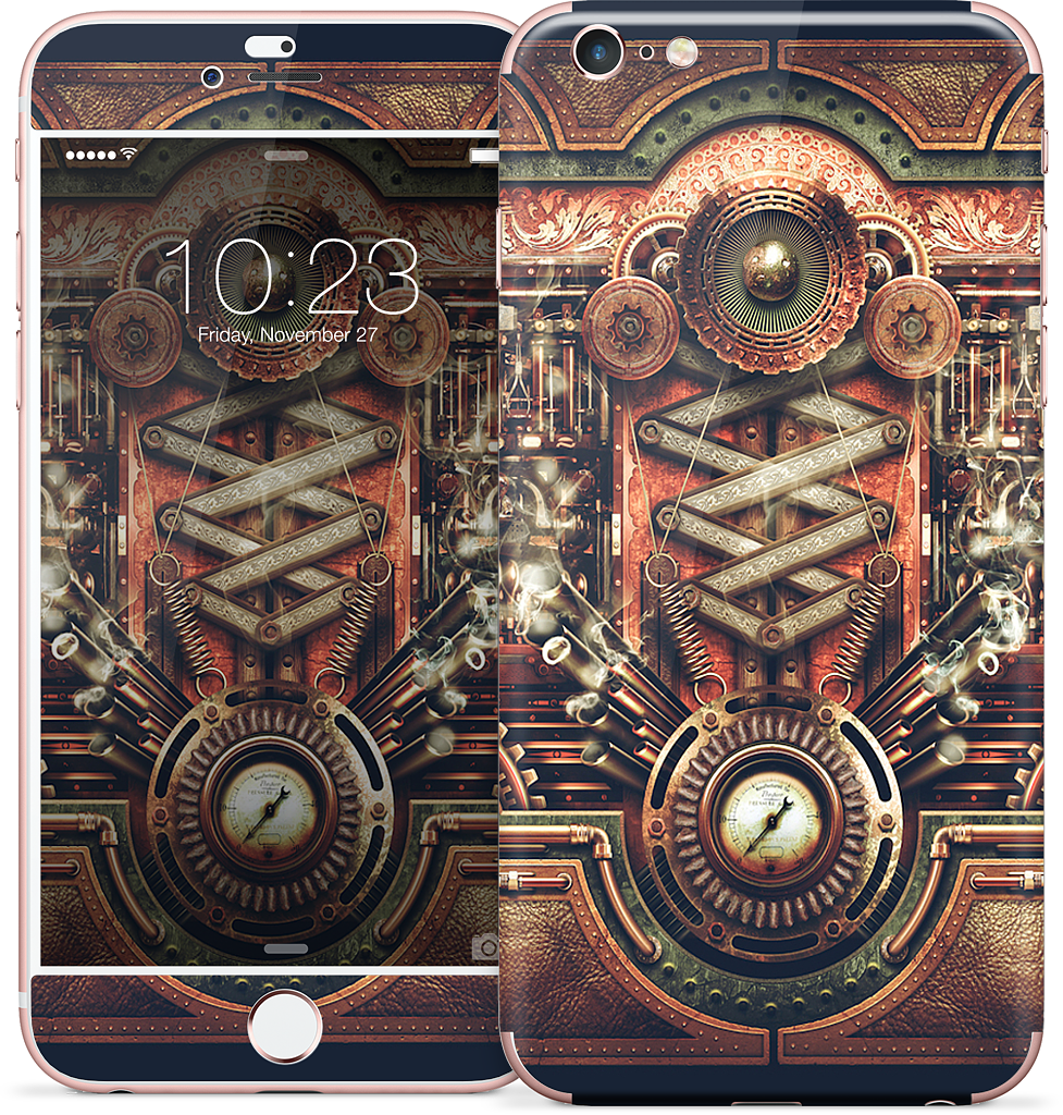 Steampunk Motherboard iPhone Skin