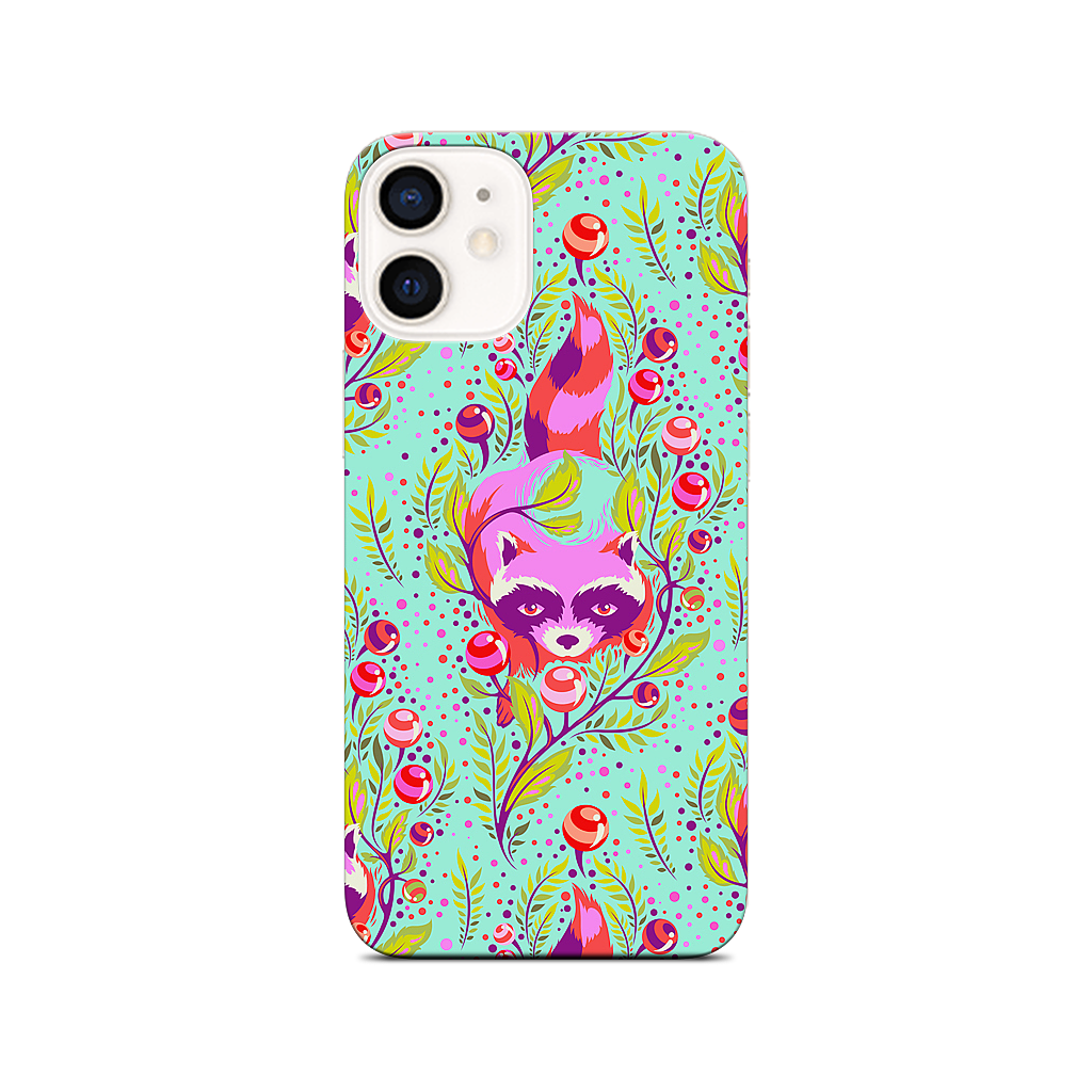 Raccoon Poppy iPhone Skin