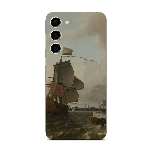 The Warship Brielle on the Maas Rotterdam Samsung Skin