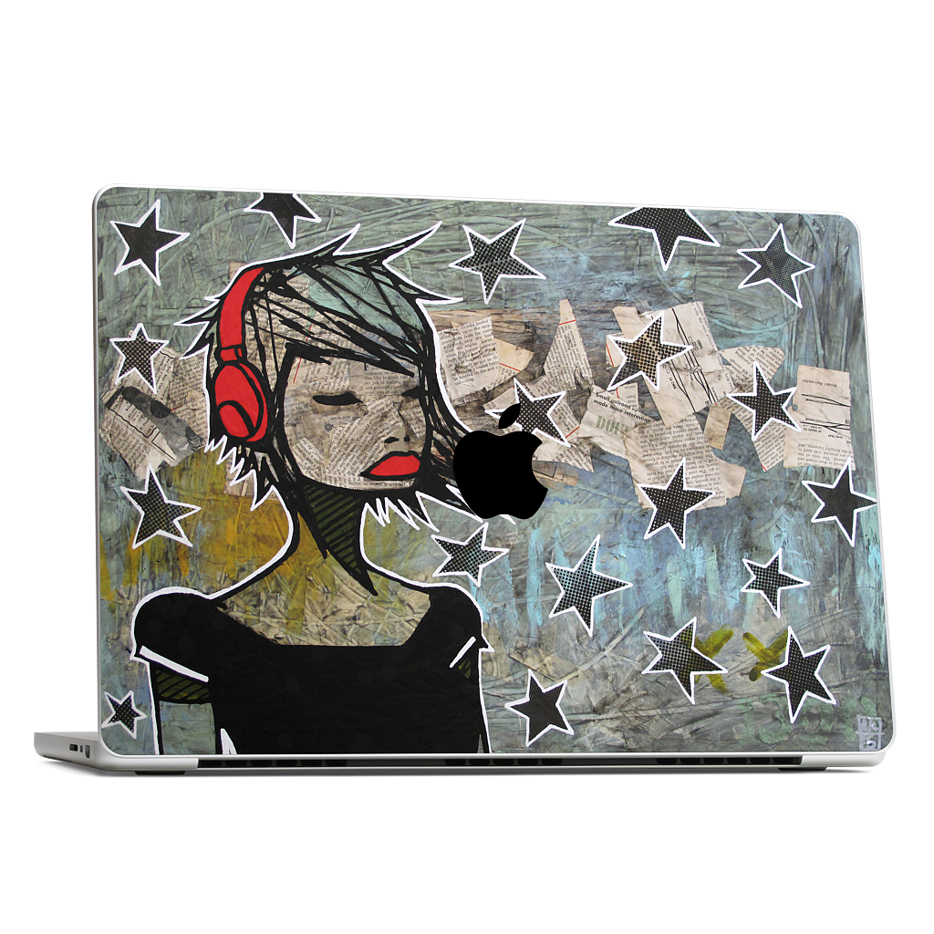 Night Music MacBook Skin