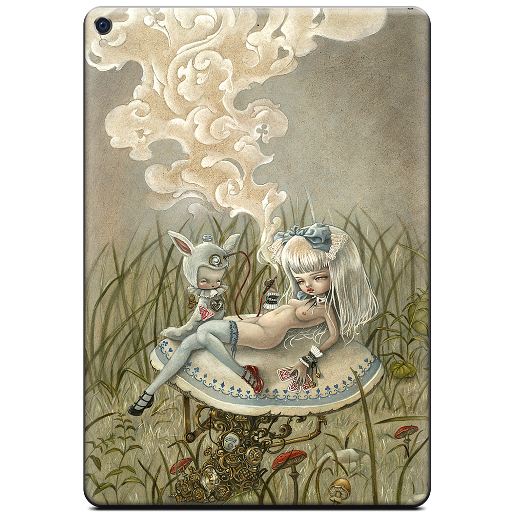 Alice and the Caterpillar iPad Skin