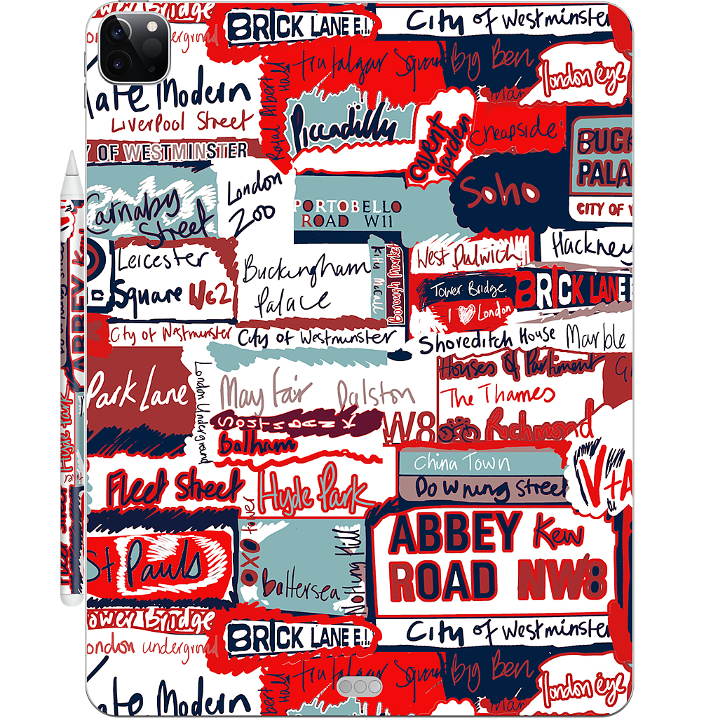 London Words iPad Skin