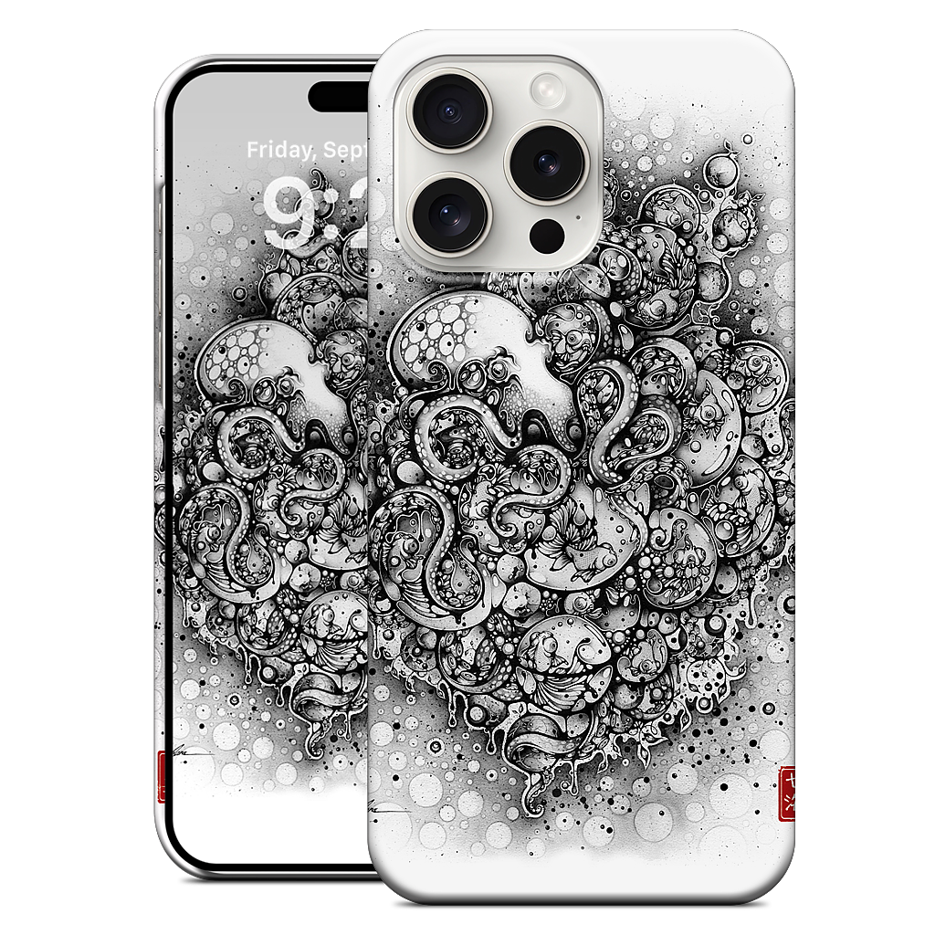 A Curious Embrace iPhone Case