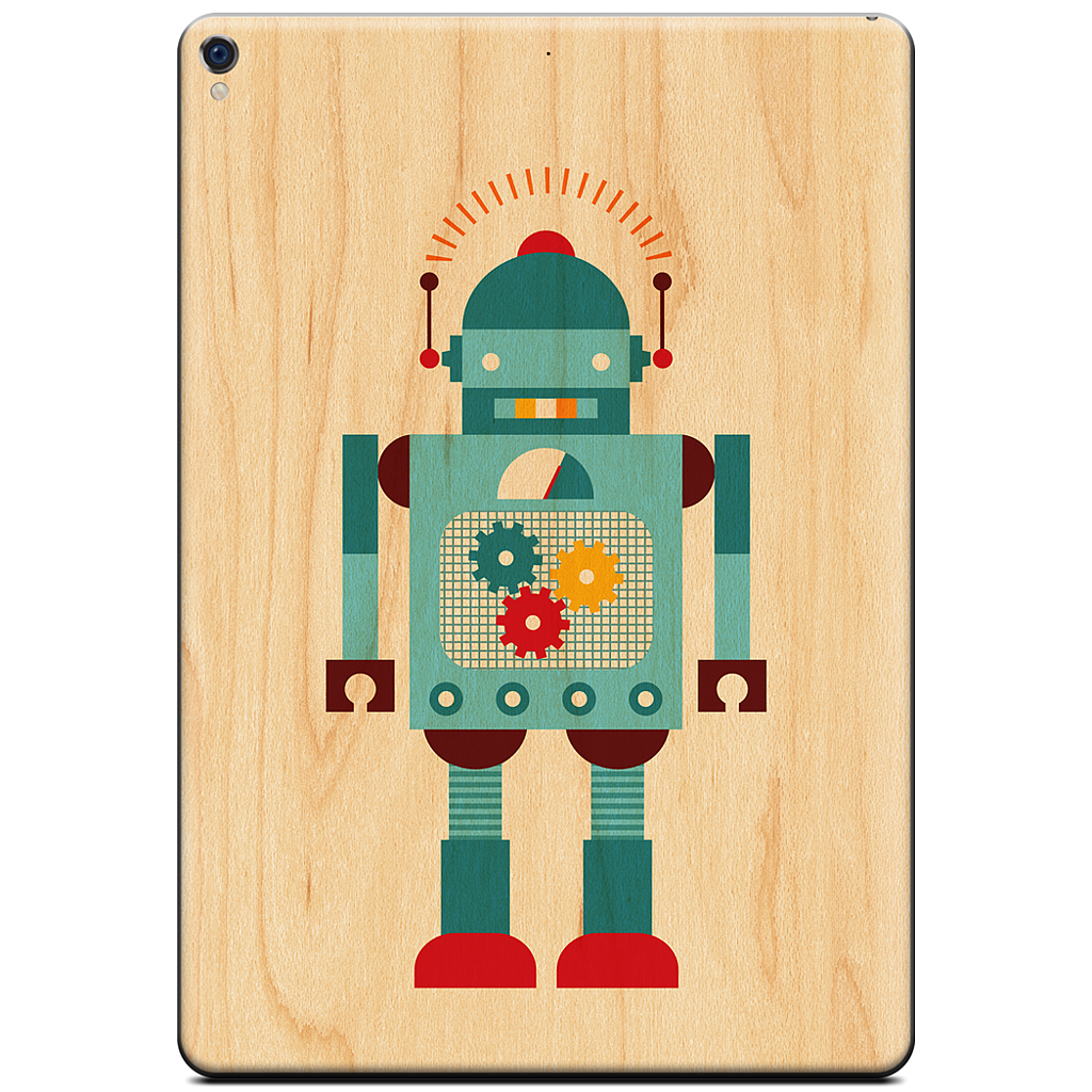 Blue Robot iPad Skin