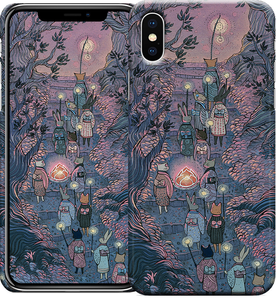 Woodland Procession iPhone Case