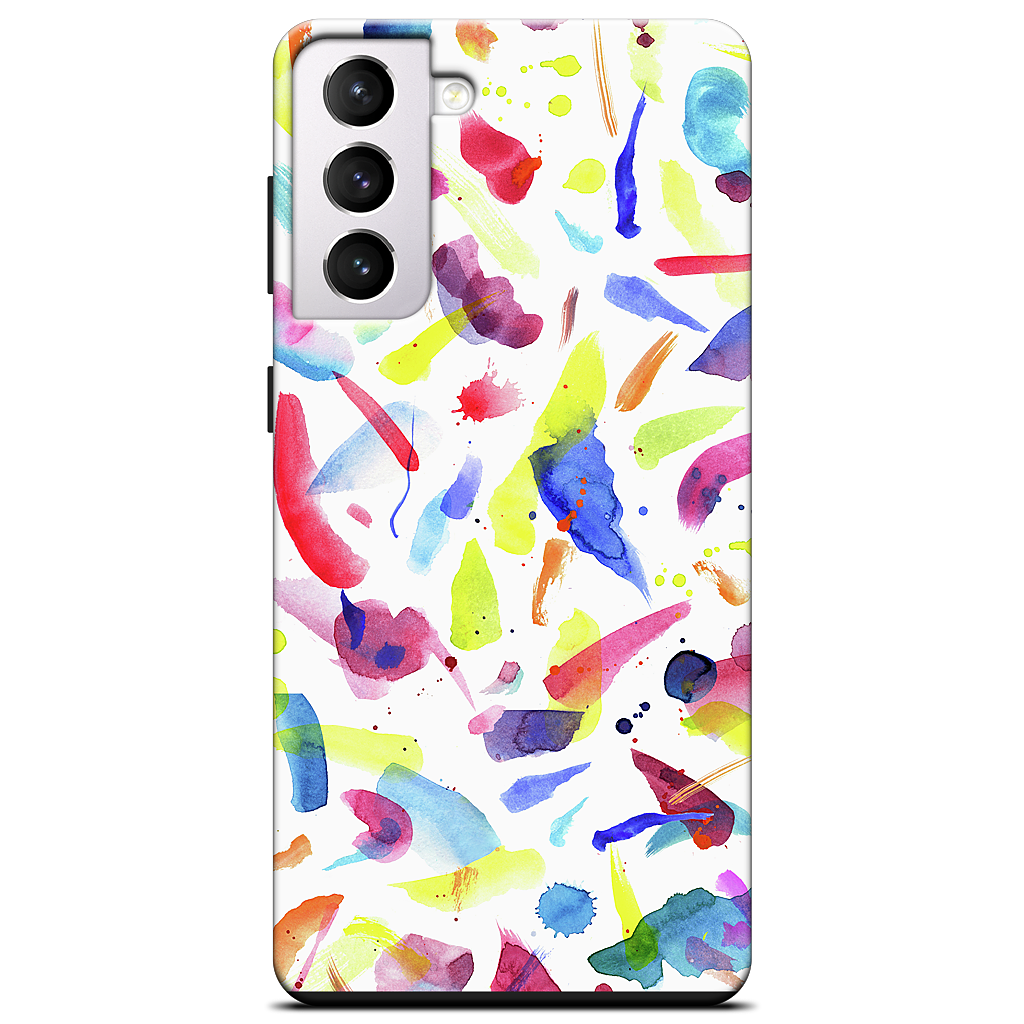 Watercolor Summer Brushstrokes Samsung Case