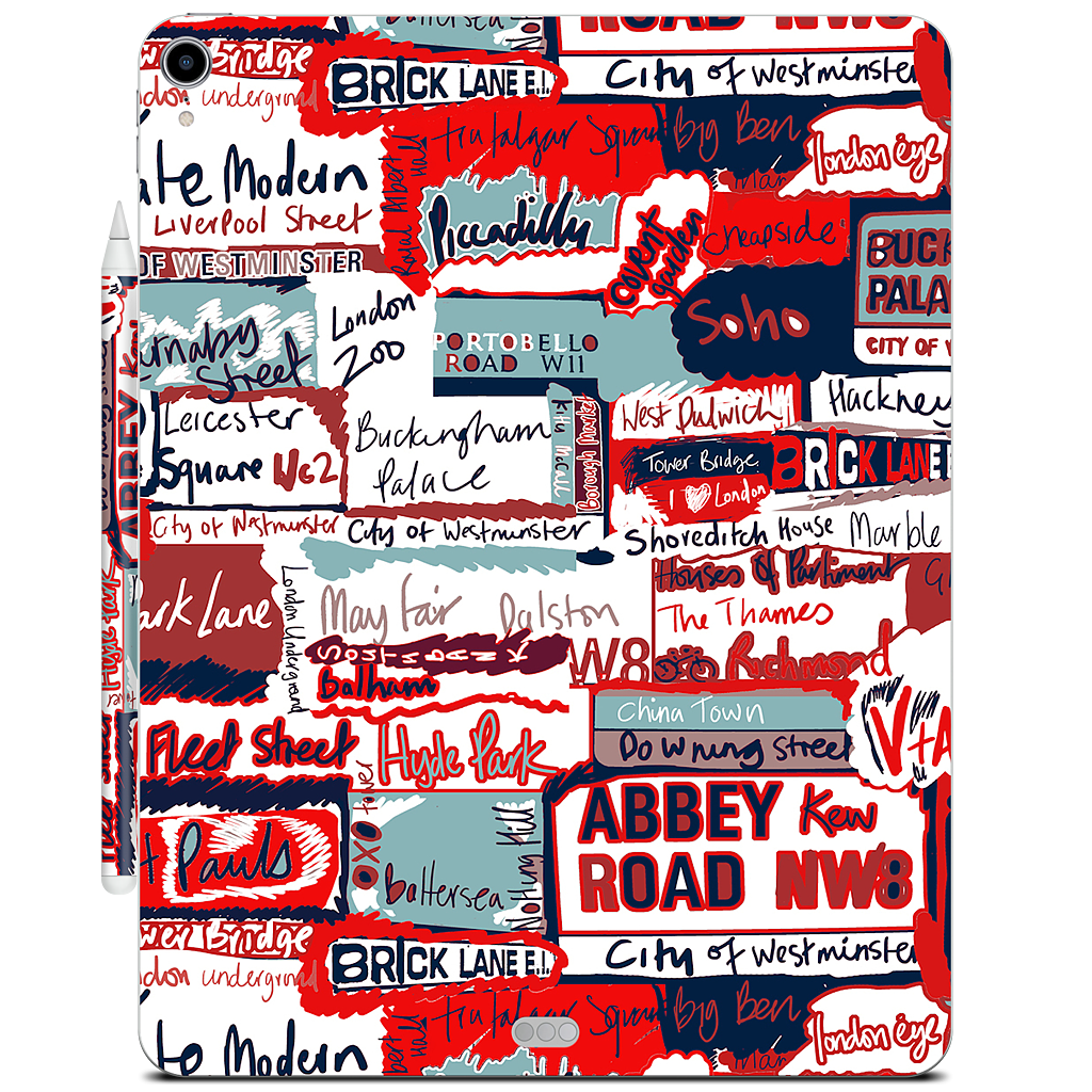 London Words iPad Skin