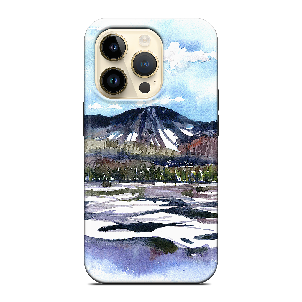 Ski Mountain iPhone Case