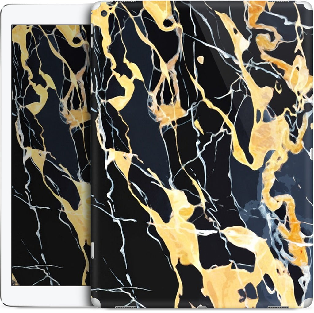 Black Marble iPad Skin