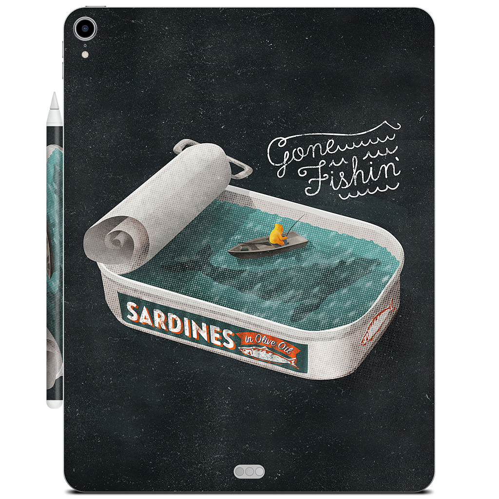 Gone Fishin' iPad Skin