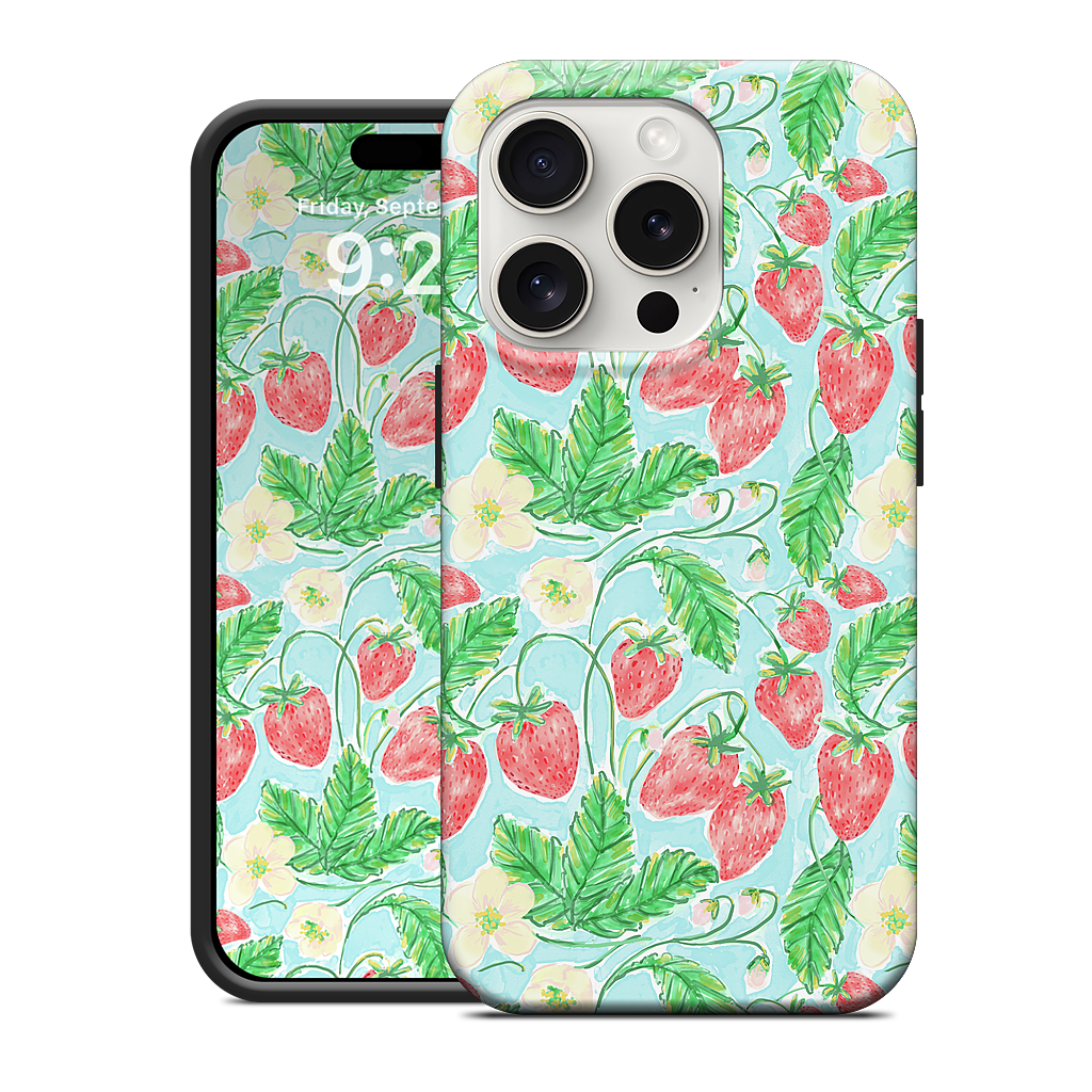 Wild Strawberries iPhone Case