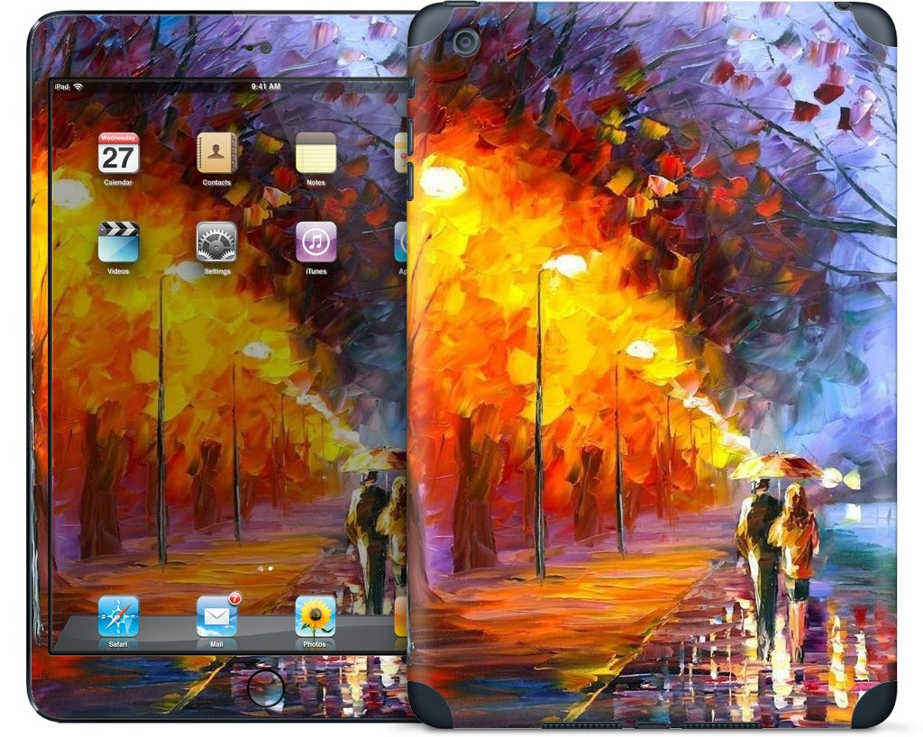 ALLEY BY THE LAKE by Leonid Afremov iPad Skin