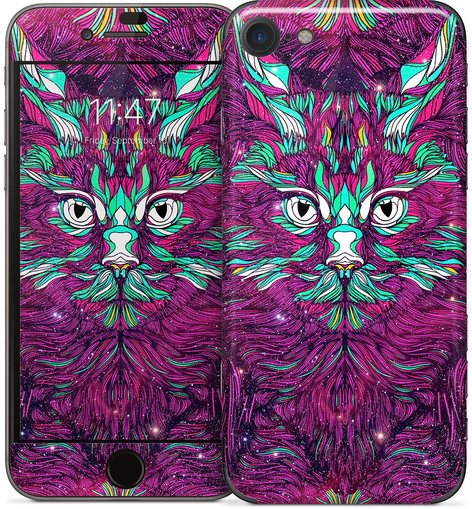 Space Cat iPhone Skin