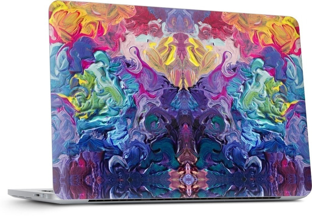 Rainbow Flow Abstract MacBook Skin