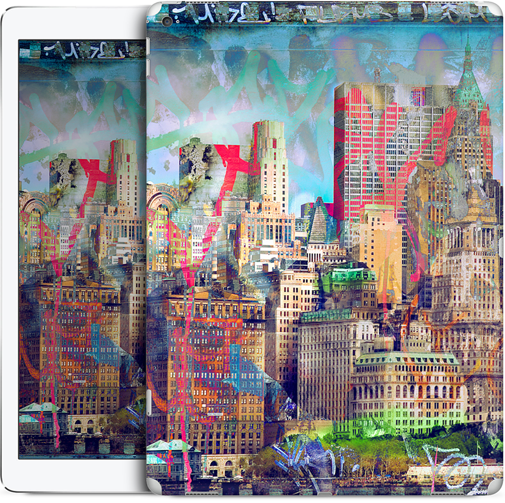 Graffiti Skyline iPad Skin