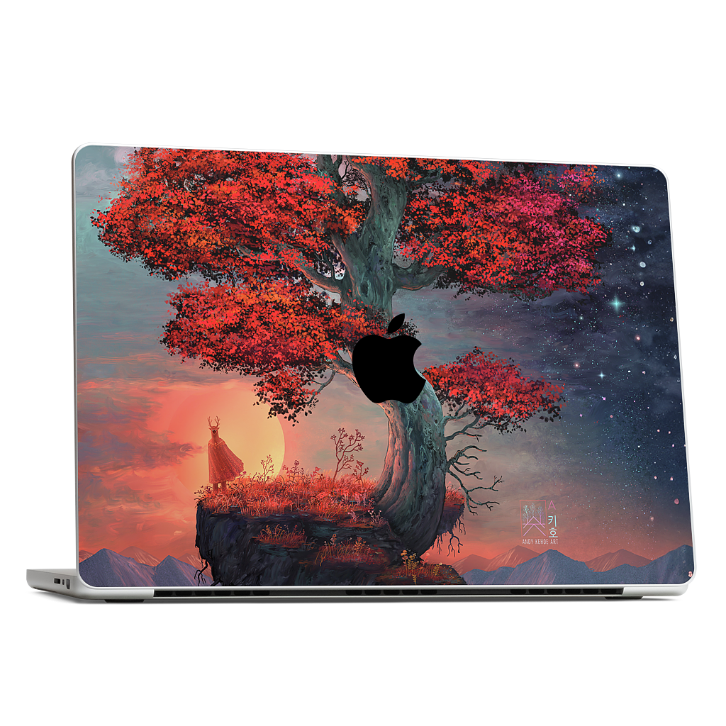 Light & Dark in Equal Parts MacBook Skin