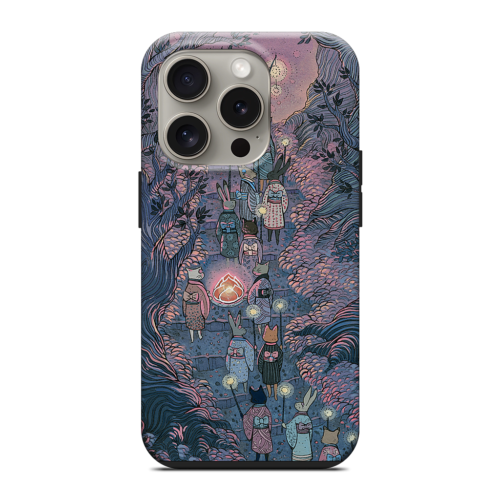 Woodland Procession iPhone Case