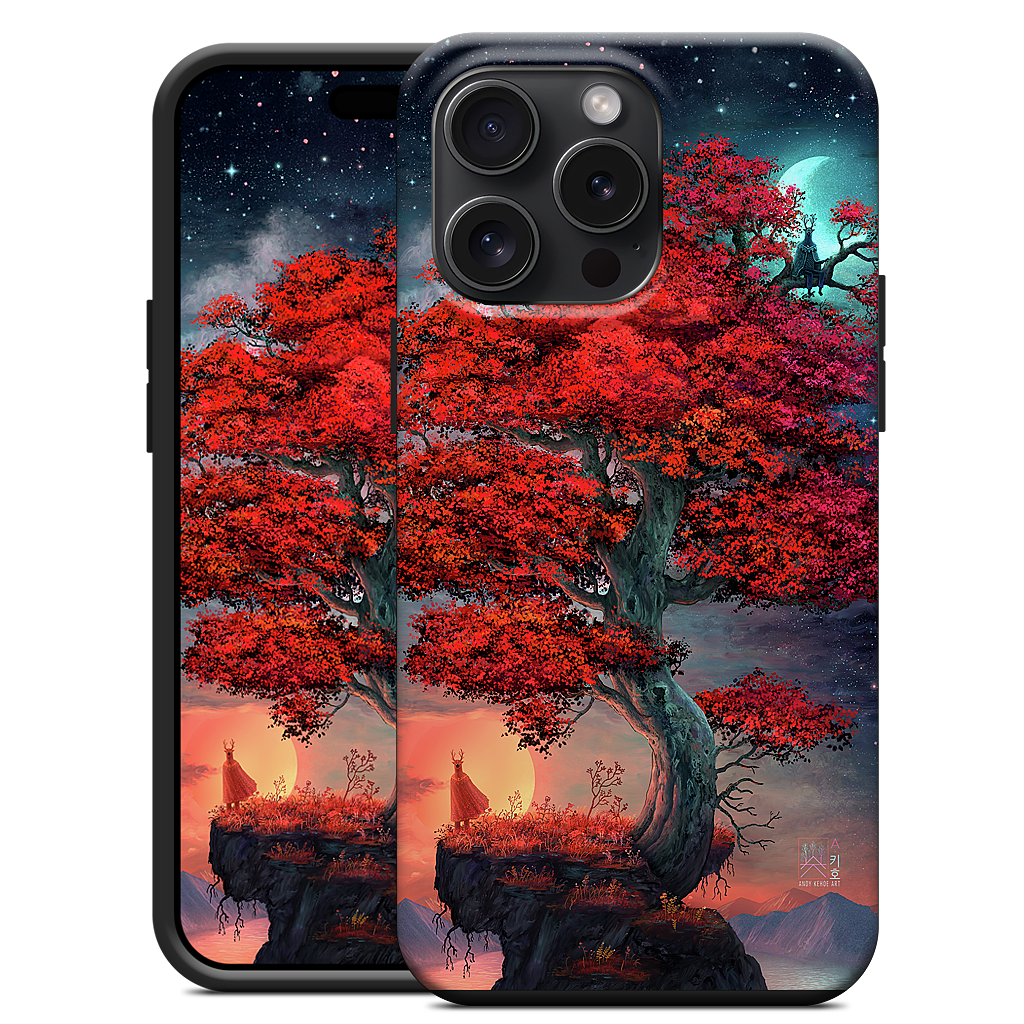 Light & Dark in Equal Parts iPhone Case