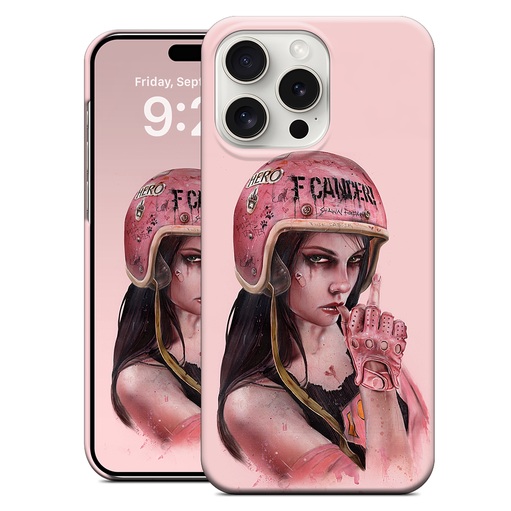 F Cancer iPhone Case