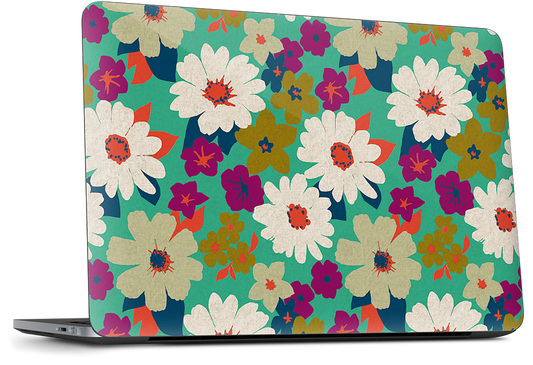 Vintage Flowers Dell Laptop Skin