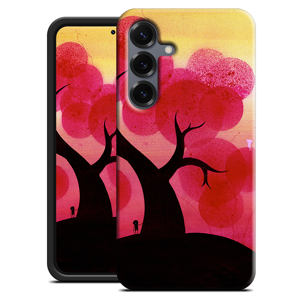 Red Blossoms Samsung Case