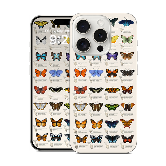 42 North American butterflies iPhone Skin