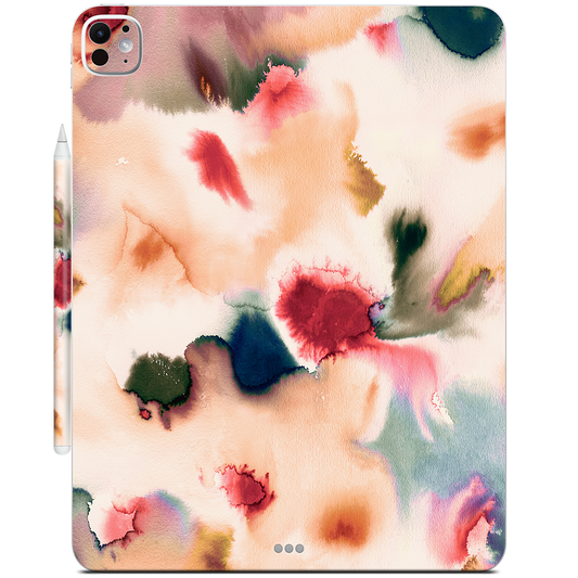 Abstract Watercolor (Mineral) iPad Skin