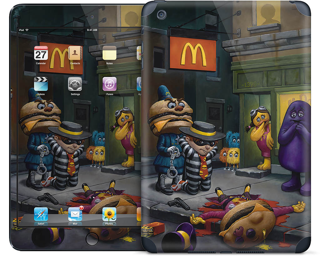 McCheese Gets Greased iPad Skin