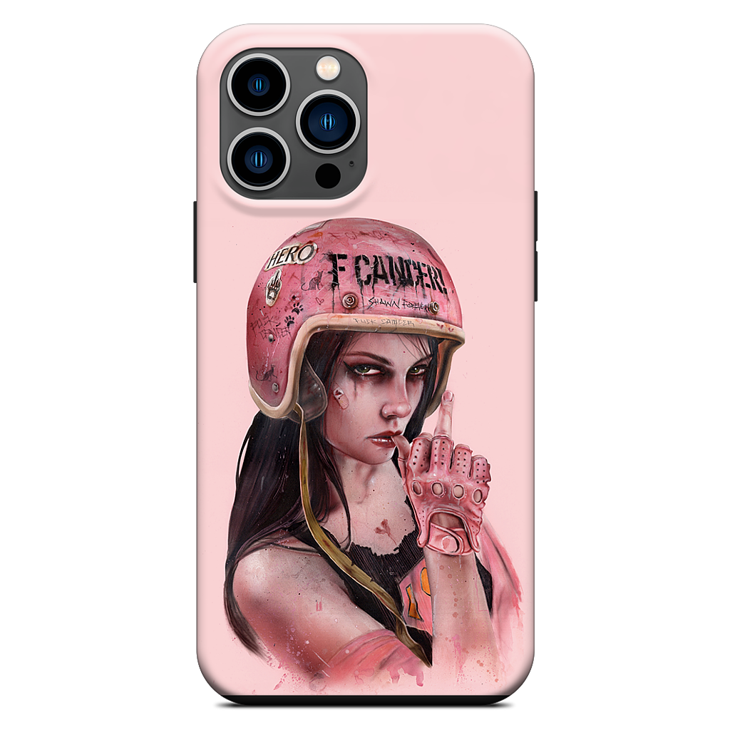 F Cancer iPhone Case