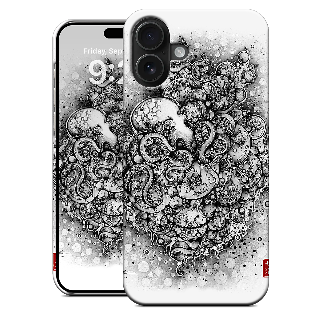 A Curious Embrace iPhone Case