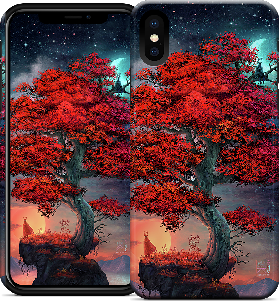 Light & Dark in Equal Parts iPhone Case