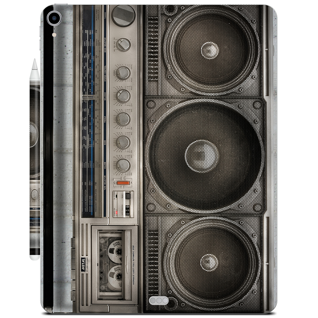 Boombox iPad Skin